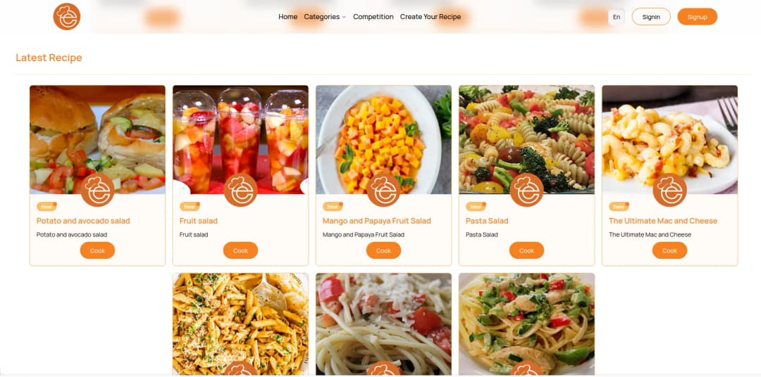 Ethio Chef - Web Client